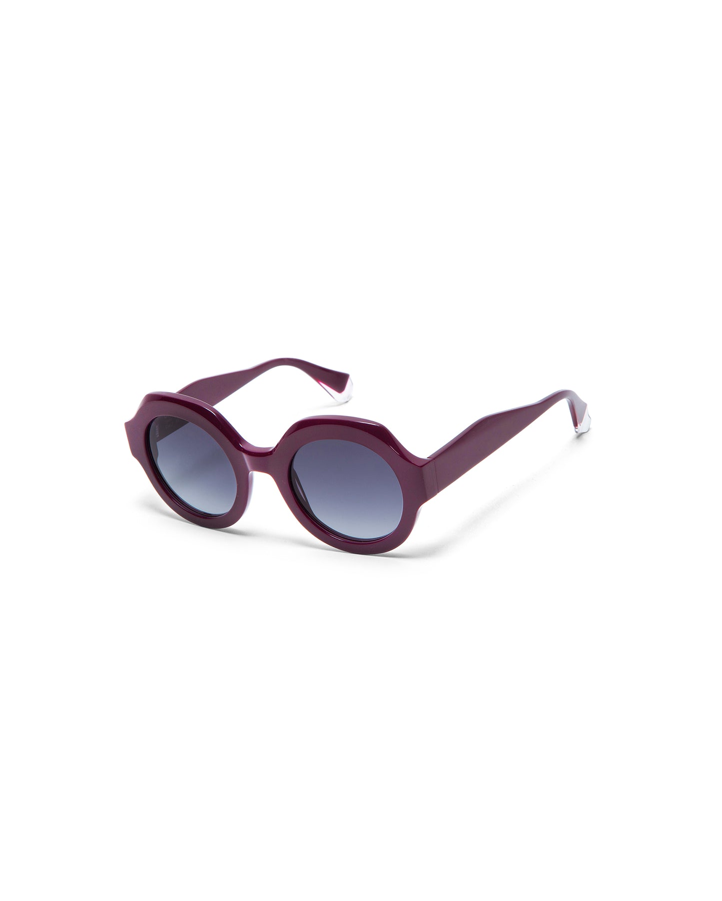 MADDIE: Redondas Acetato Rojo sunglasses by GIGI STUDIOS 2831