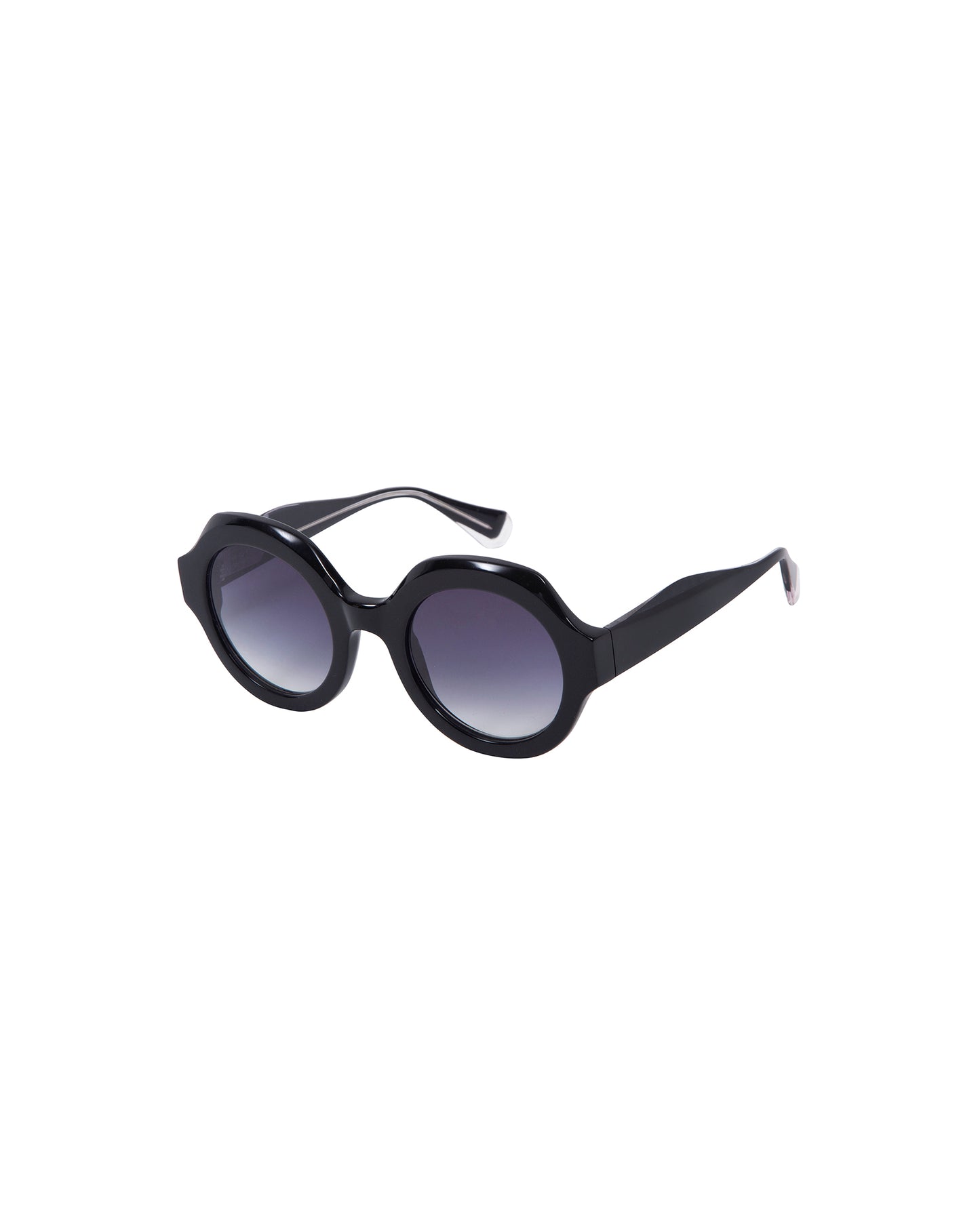 MADDIE: Redondas Acetato Noir sunglasses by GIGI STUDIOS 2833