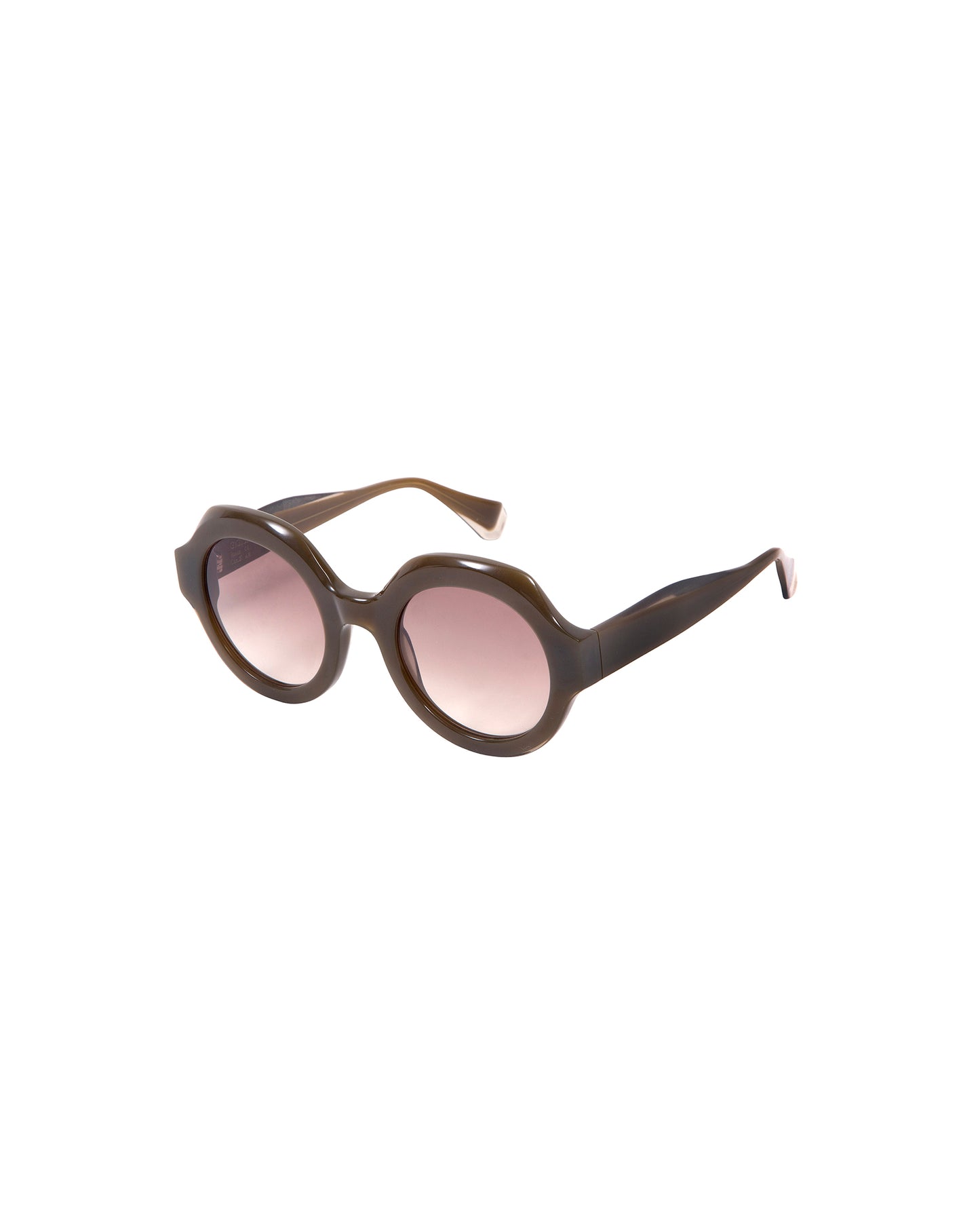 MADDIE: Redondas Acetato Verde sunglasses by GIGI STUDIOS 2841