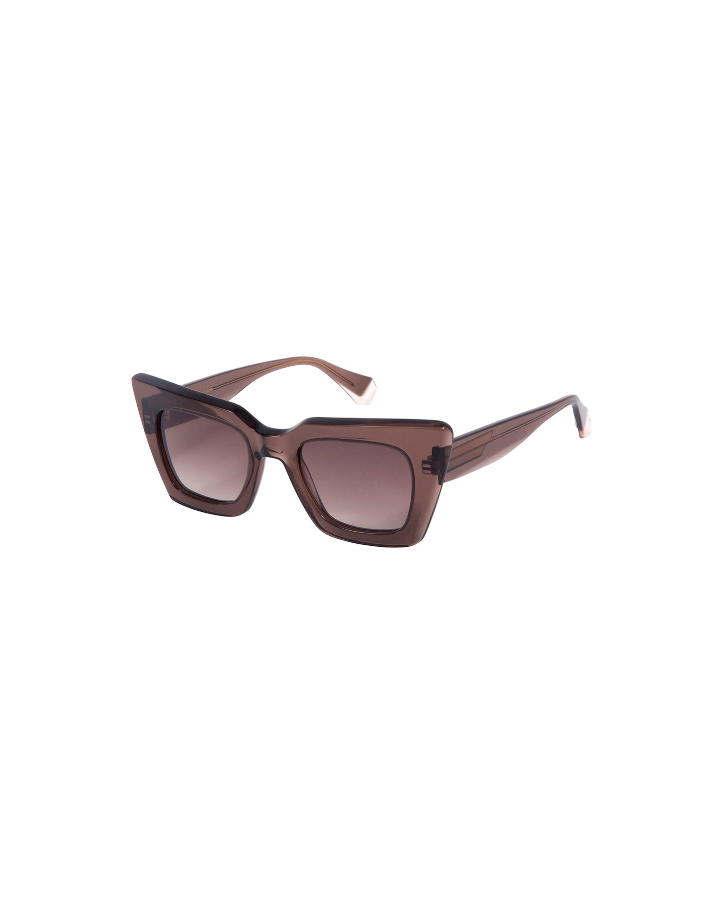 SCARLETT: Cat Eye Acetato Marrón sunglasses by GIGI STUDIOS 2868