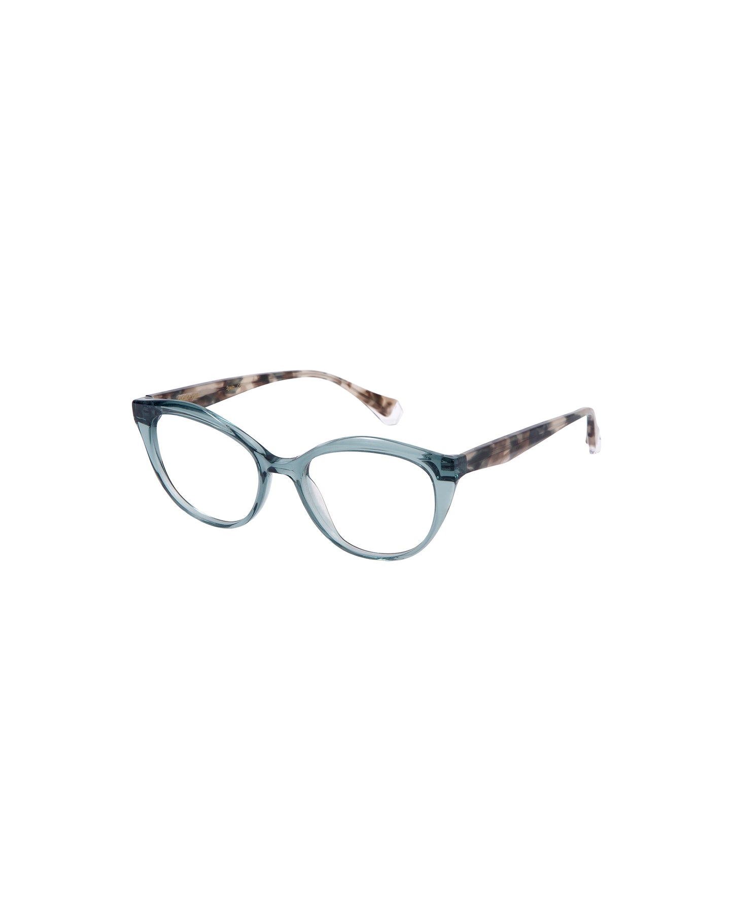 EDNA: Redondas Acetato Azul optical glasses by GIGI STUDIOS 2882