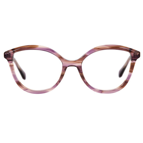 ALINA: Cat Eye Acetato Rosa optical glasses by GIGI STUDIOS 1