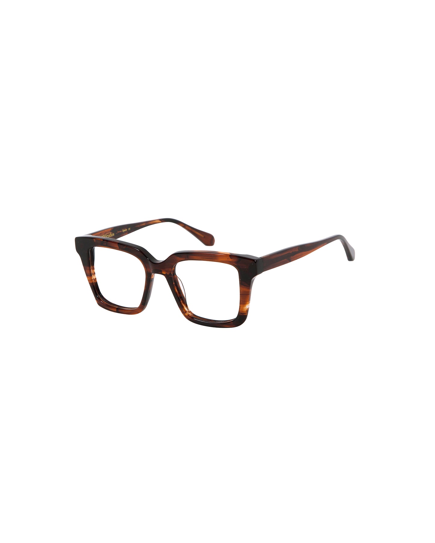 AVRIL: Cuadrada Acetato Havana optical glasses by GIGI STUDIOS 2927