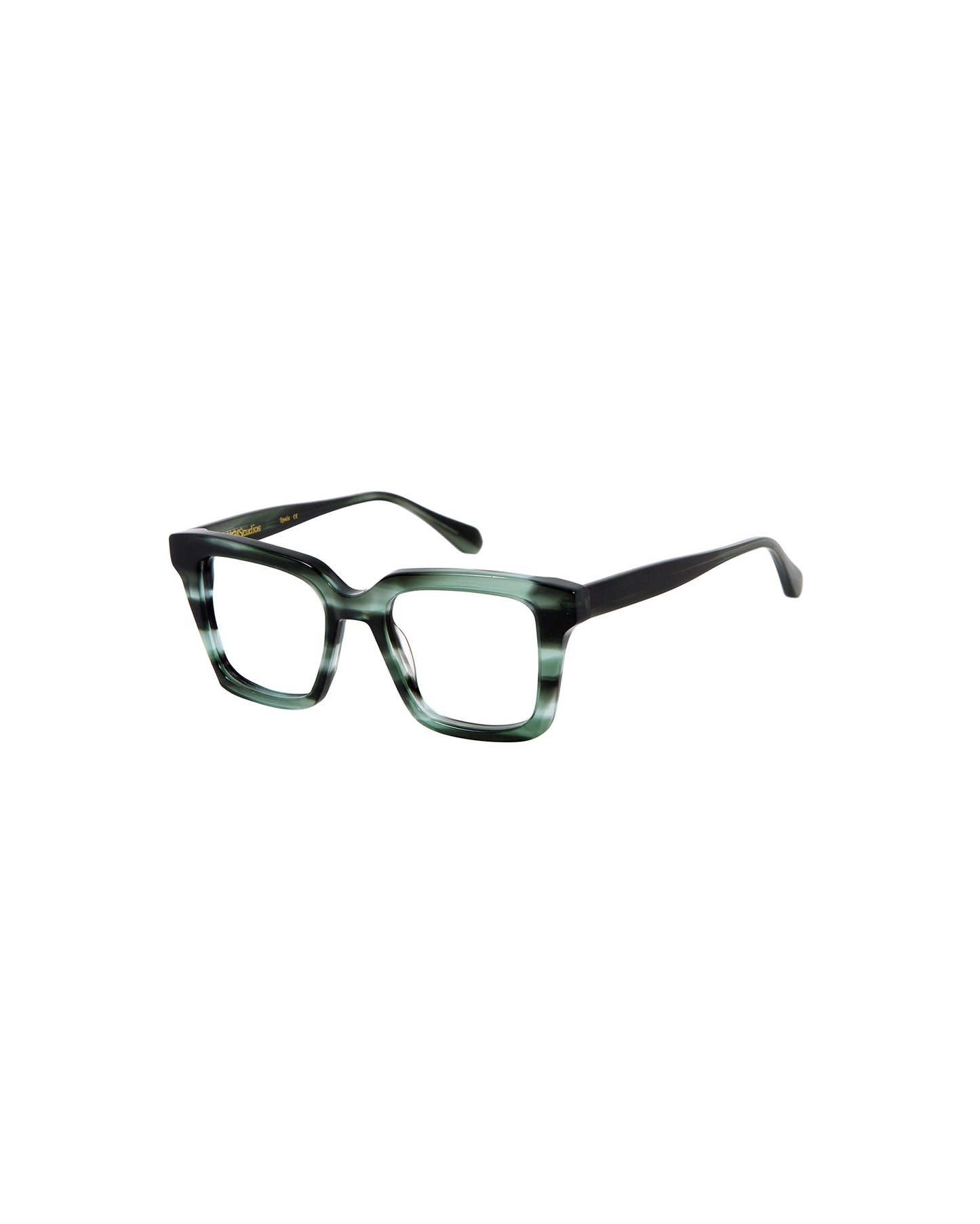 AVRIL: Cuadrada Acetato Verde optical glasses by GIGI STUDIOS 2929