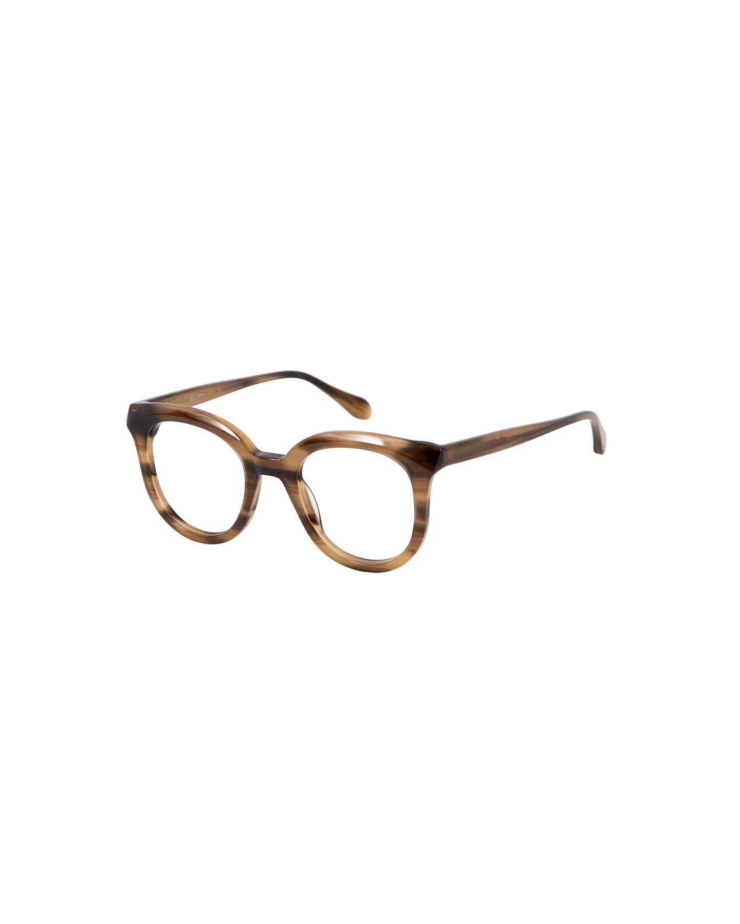 CLAIRE: Redondas Acetato Marrón optical glasses by GIGI STUDIOS 2933