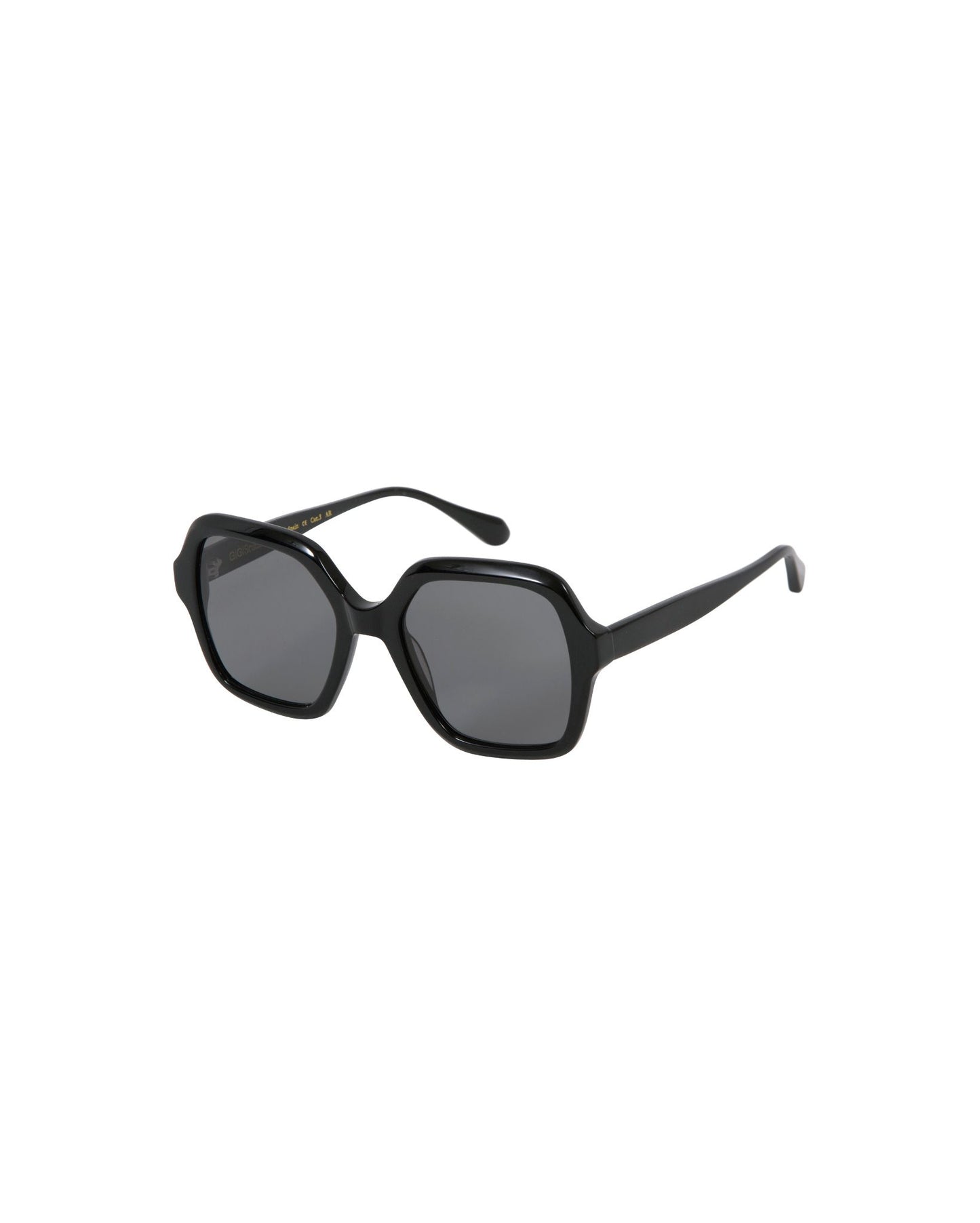 RENATA: Geométricas Acetato Noir sunglasses by GIGI STUDIOS 11707