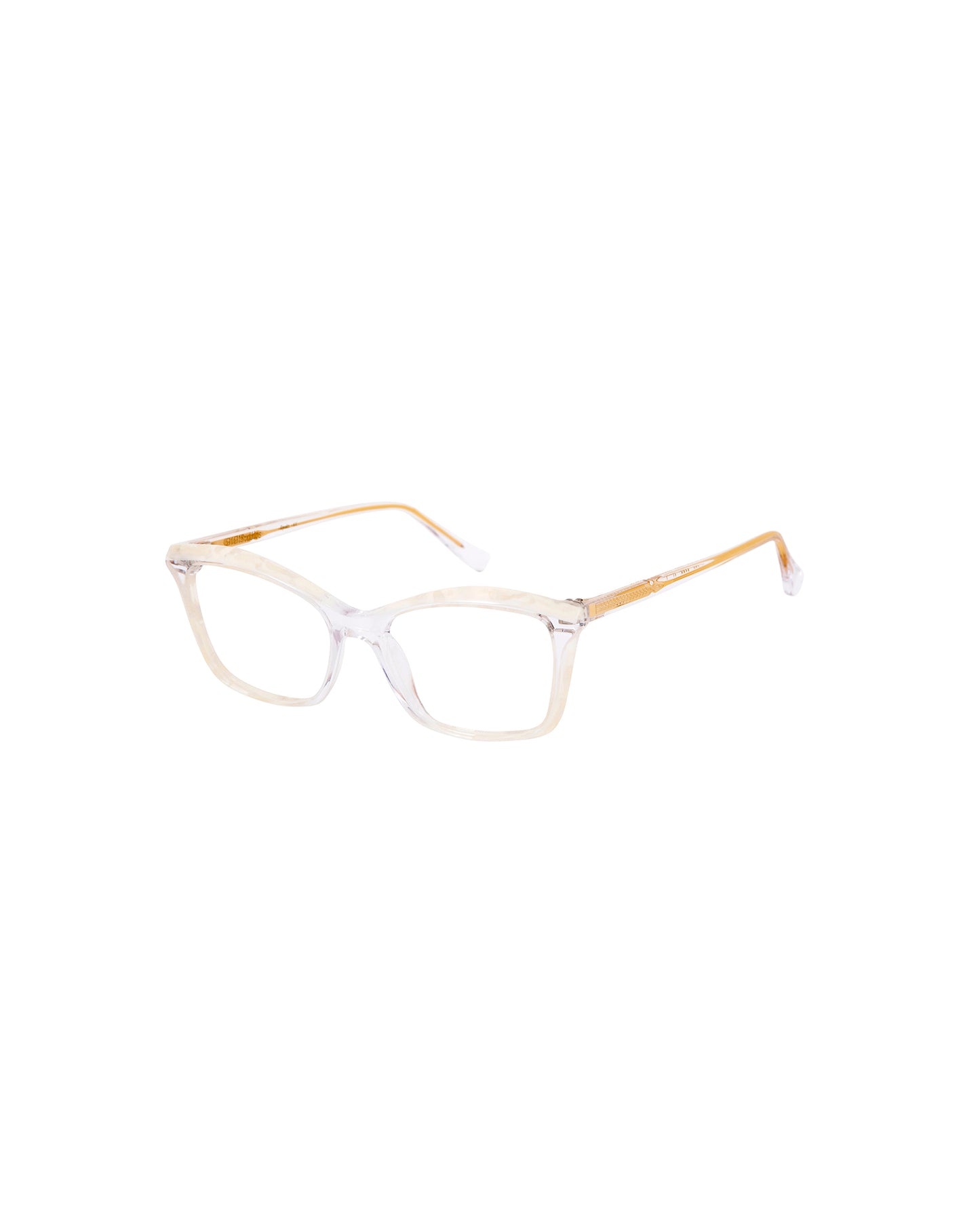 AFRA: Cat Eye Acetato Transparente optical glasses by GIGI STUDIOS 3001