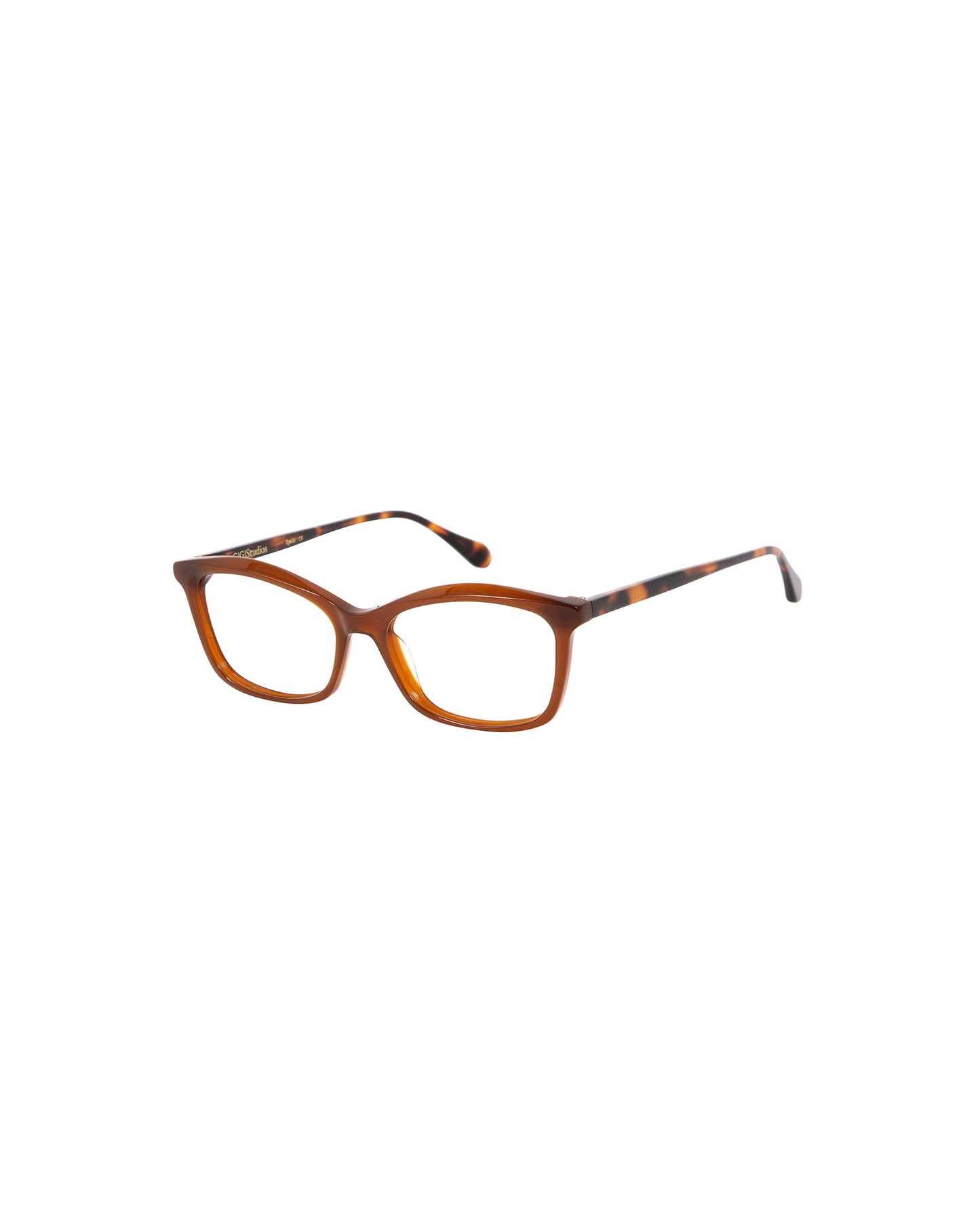 ARTIS: Cuadrada Acetato Marrón optical glasses by GIGI STUDIOS 3003