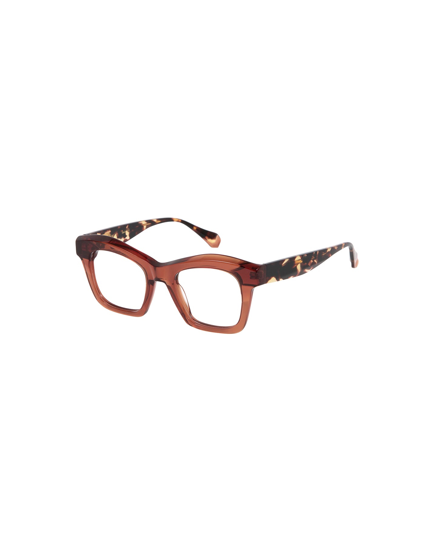 ISABELLA: Cat Eye Acetato Marrón optical glasses by GIGI STUDIOS 3023