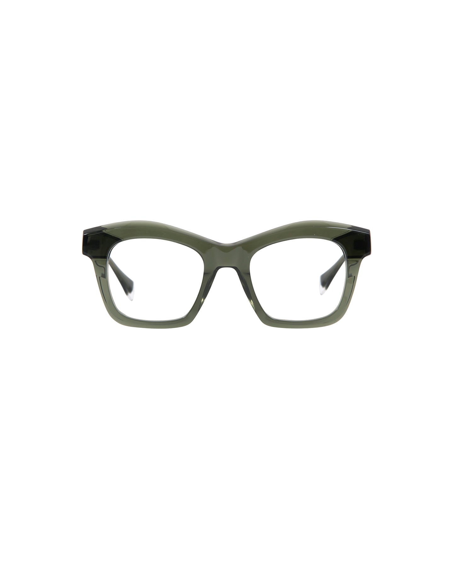 ISABELLA: Cat Eye Acetato Verde optical glasses by GIGI STUDIOS 3028