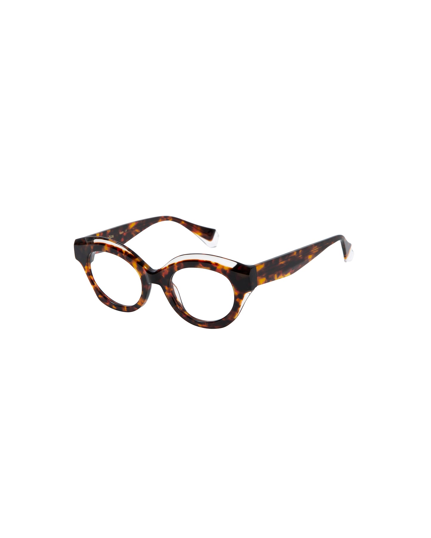 MARGARET: Cat Eye Acetato Havana optical glasses by GIGI STUDIOS 3032
