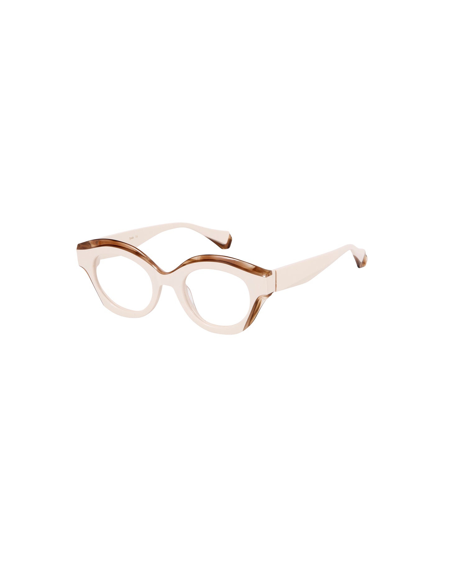 MARGARET: Cat Eye Acetato Blanco optical glasses by GIGI STUDIOS 3034