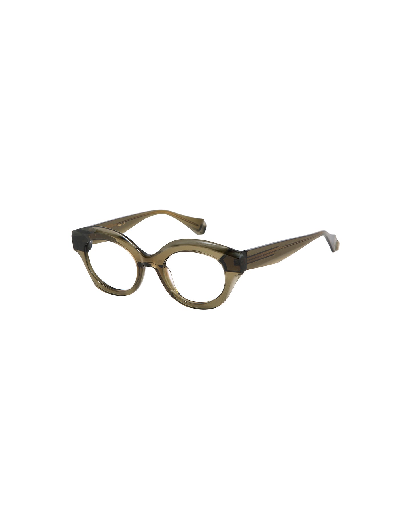 MARGARET: Cat Eye Acetato Verde optical glasses by GIGI STUDIOS 3036