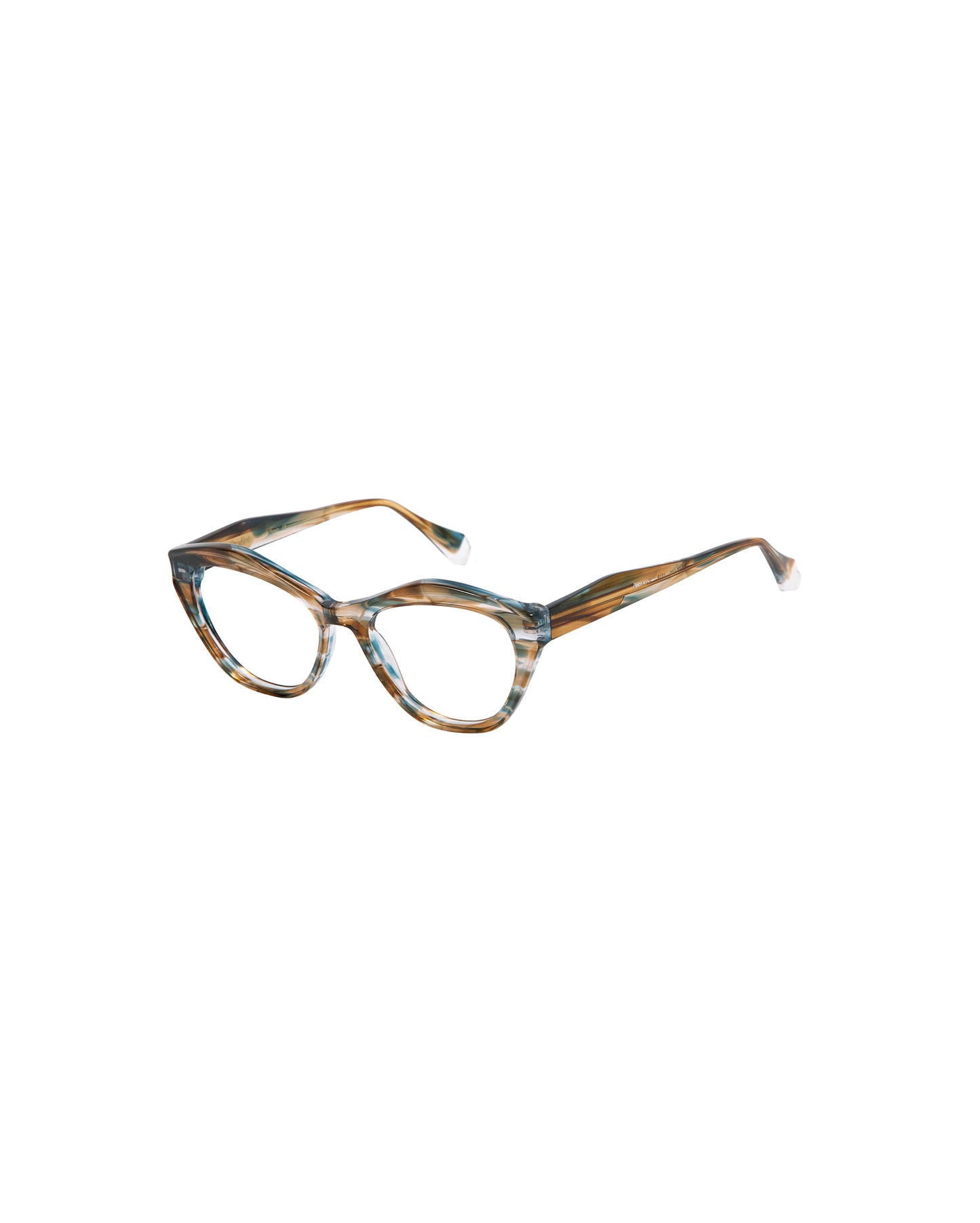 SAMANTHA: Cat Eye Acetato Azul optical glasses by GIGI STUDIOS 3043