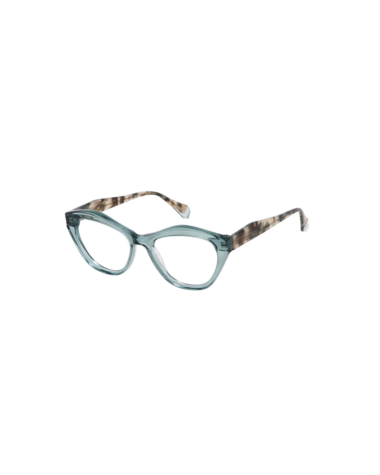 SAMANTHA: Cat Eye Acetato Azul optical glasses by GIGI STUDIOS 3047