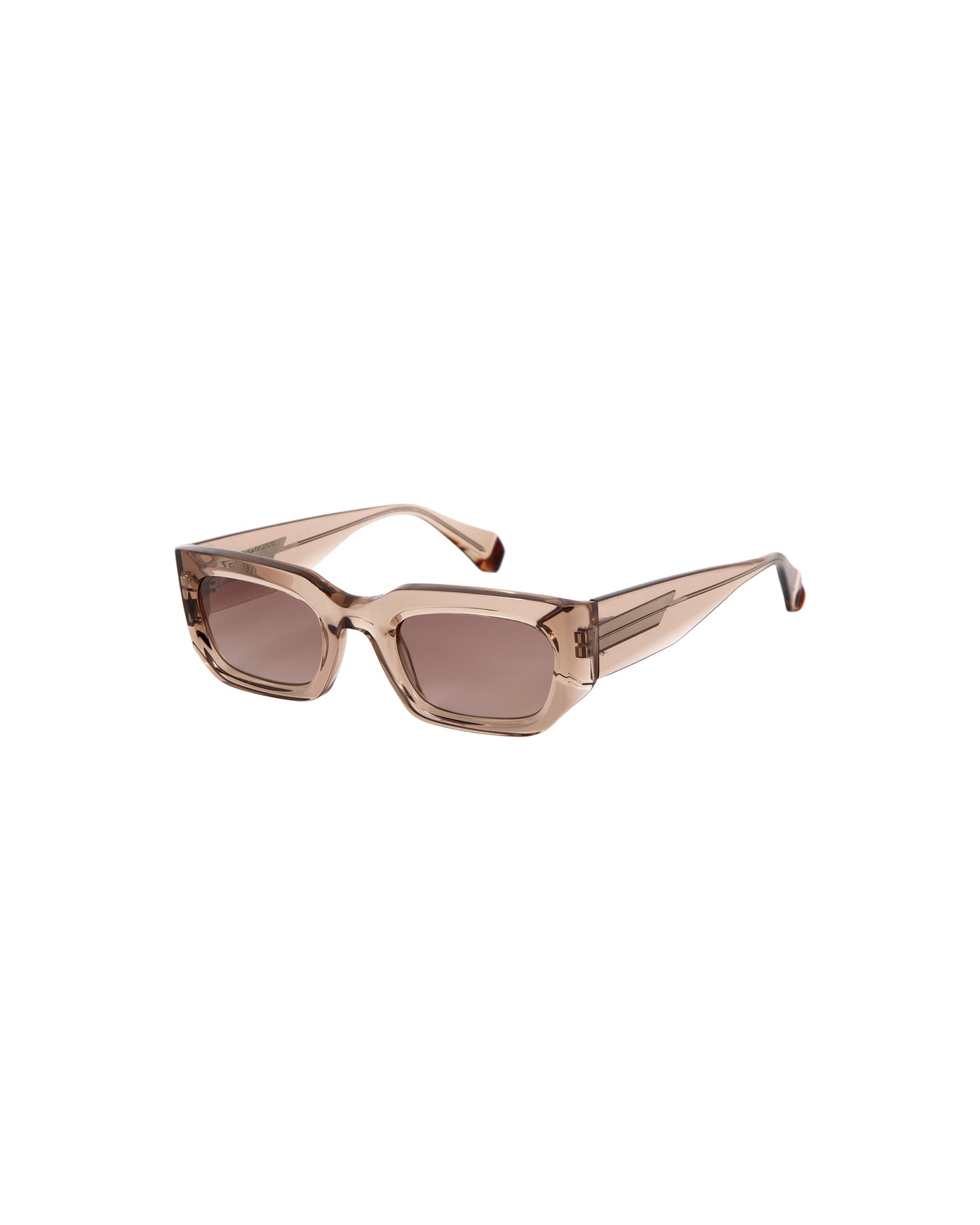 NATALIE: Geométricas Acetato Marrón sunglasses by GIGI STUDIOS 3104