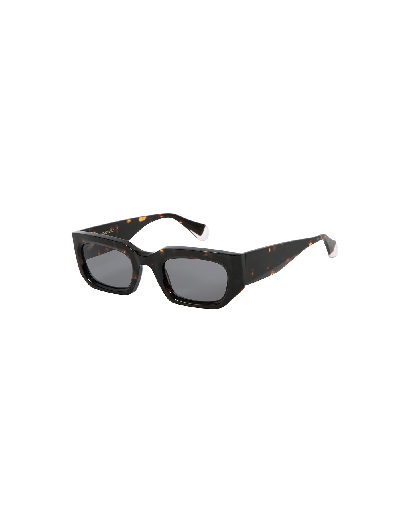 NATALIE: Geométricas Acetato Havana sunglasses by GIGI STUDIOS 3111