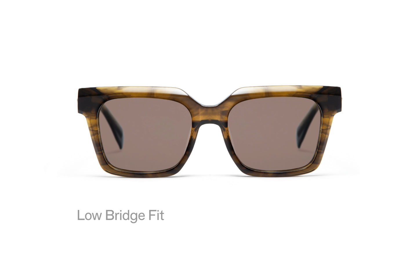 BACH: Cuadrada Acetato Marrón sunglasses by GIGI STUDIOS 3213