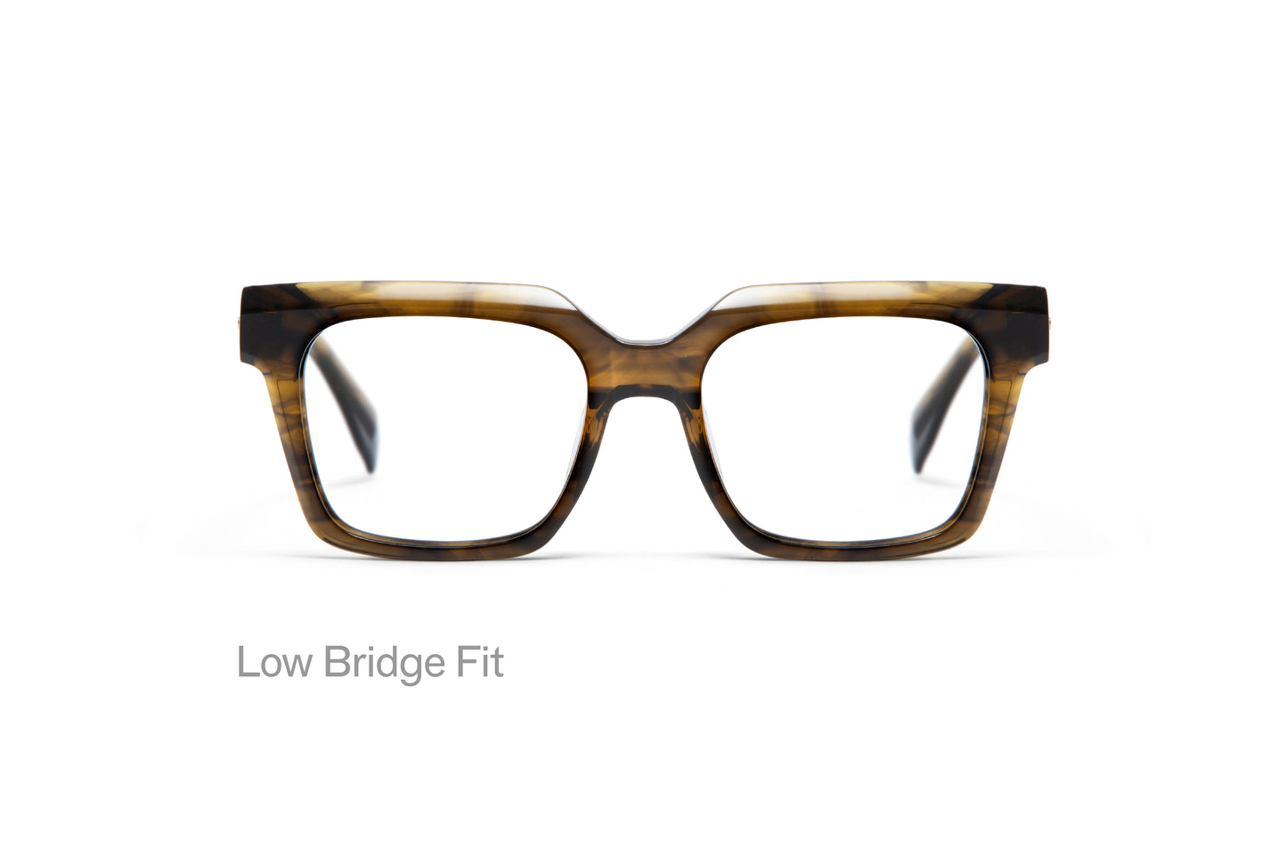 BACH: Cuadrada Acetato Marrón optical glasses by GIGI STUDIOS 3224