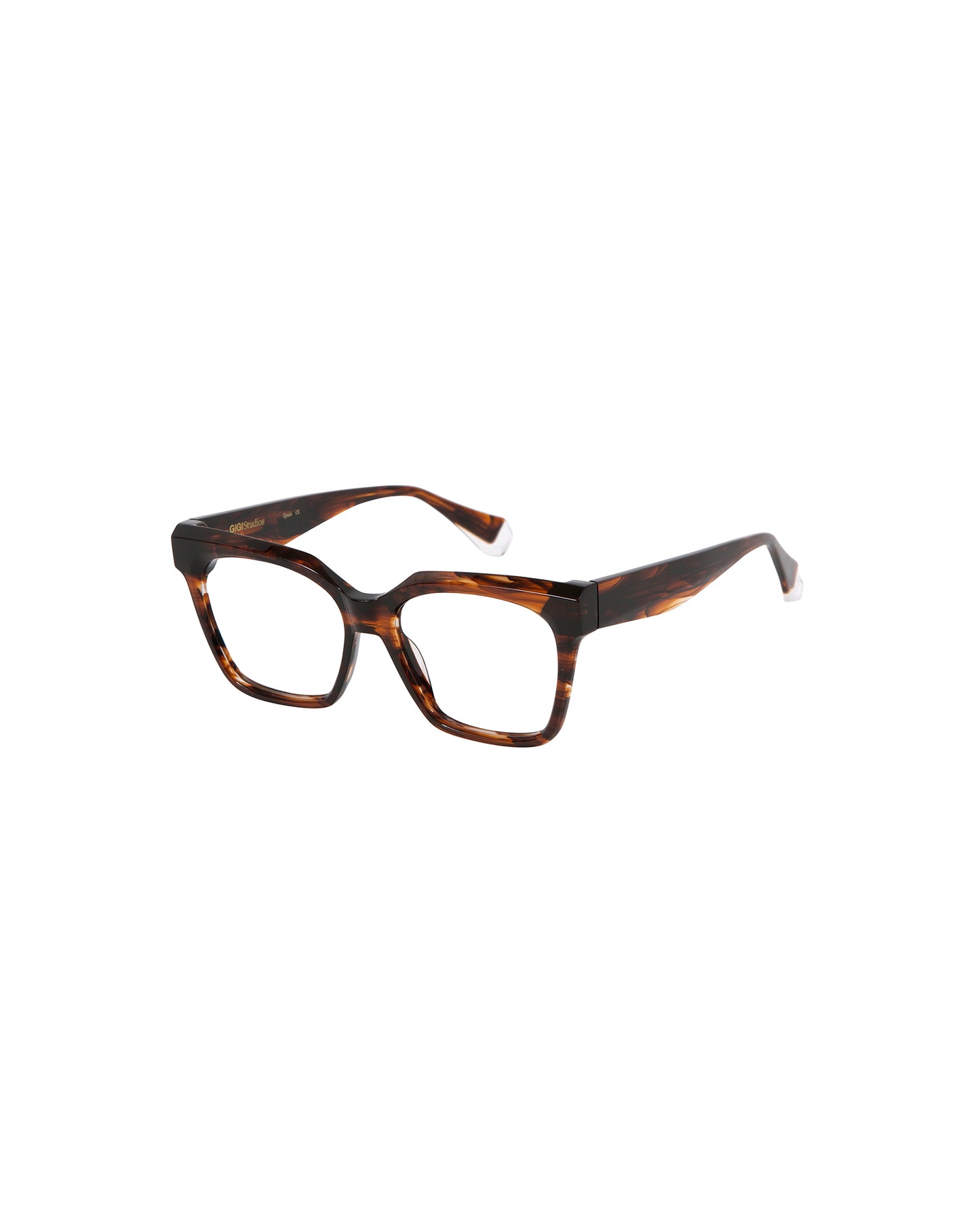 ADELE: Cuadrada Acetato Havana optical glasses by GIGI STUDIOS 3270