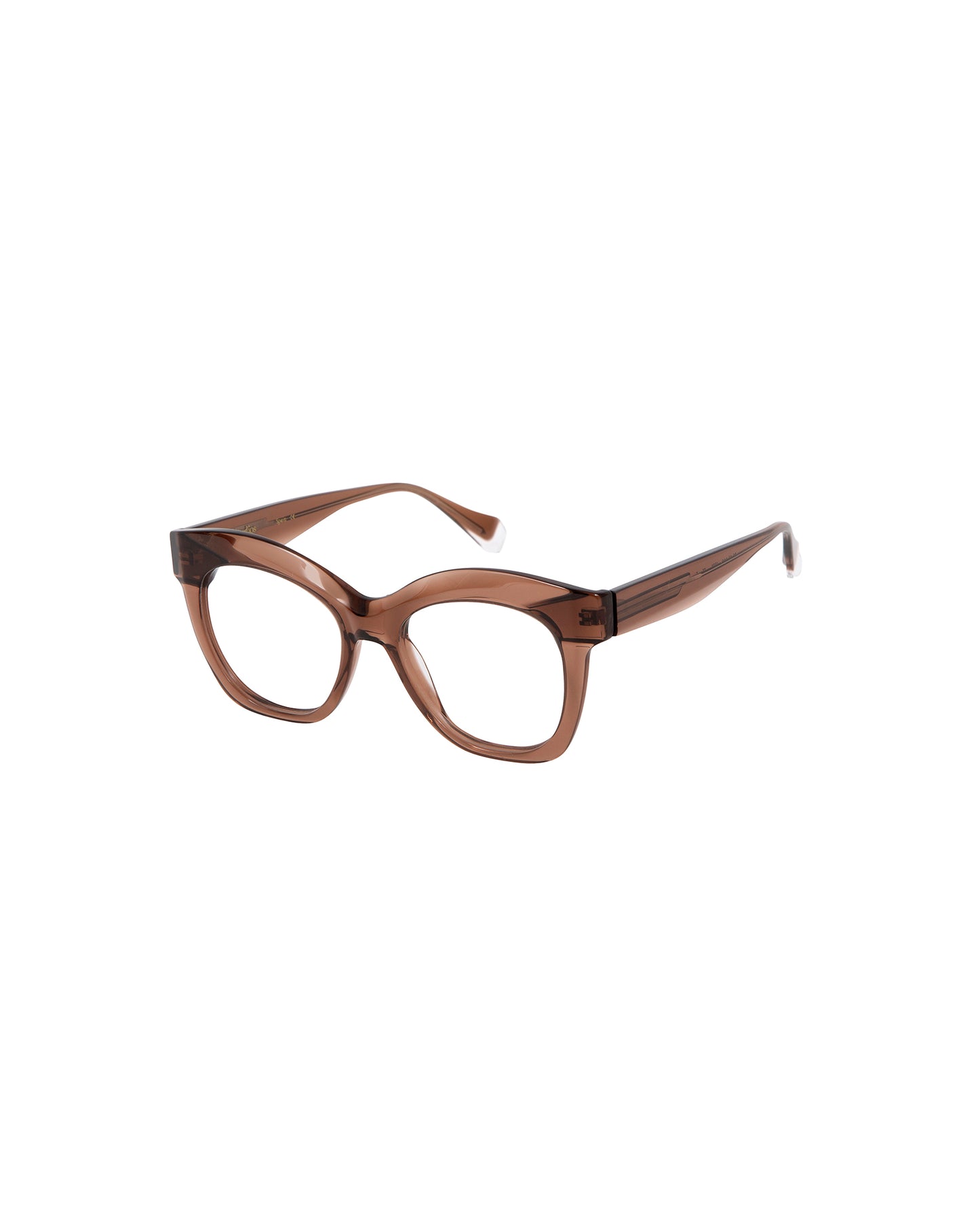 WINNIE: Cat Eye Acetato Marrón optical glasses by GIGI STUDIOS 3274