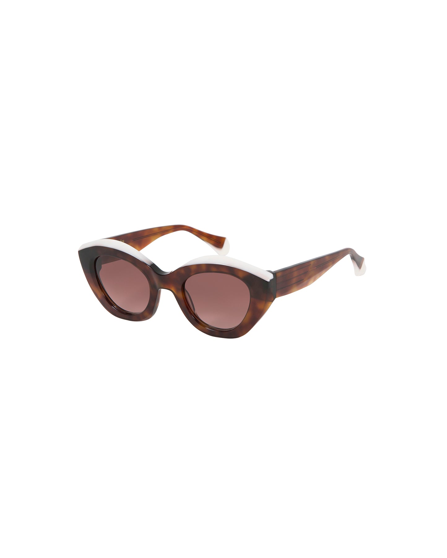 KENDRA: Cat Eye Acetato Havana sunglasses by GIGI STUDIOS 3290