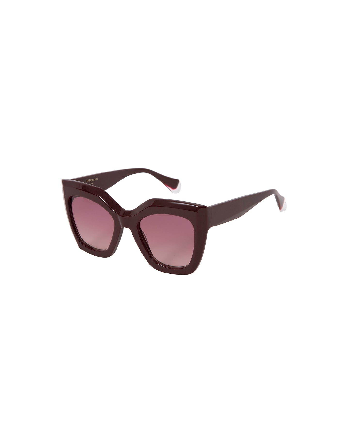MILEY: Cat Eye Acetato Rojo sunglasses by GIGI STUDIOS 3304