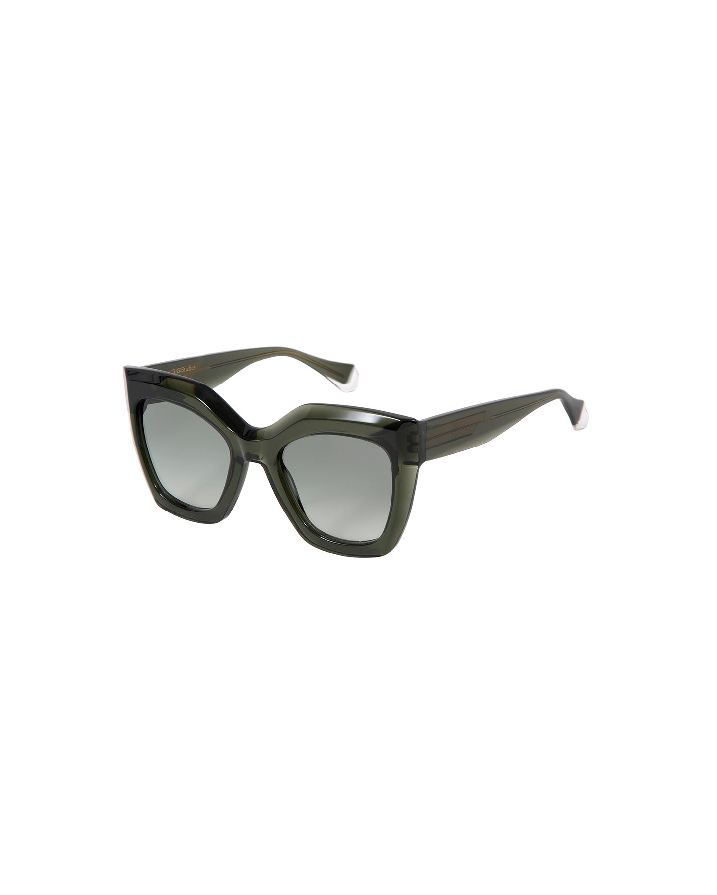 MILEY: Cat Eye Acetato Verde sunglasses by GIGI STUDIOS 3306