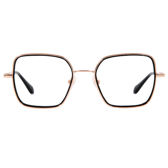 ELBA: Cuadrada Acetato-Metal Noir optical glasses by GIGI STUDIOS 1