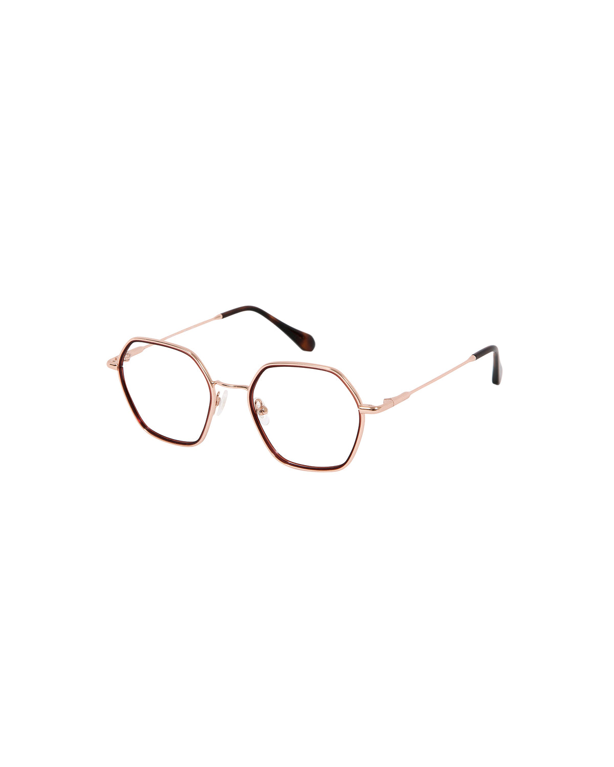 ARLETTE: Geométricas Acetato-Metal Doré optical glasses by GIGI STUDIOS 3326