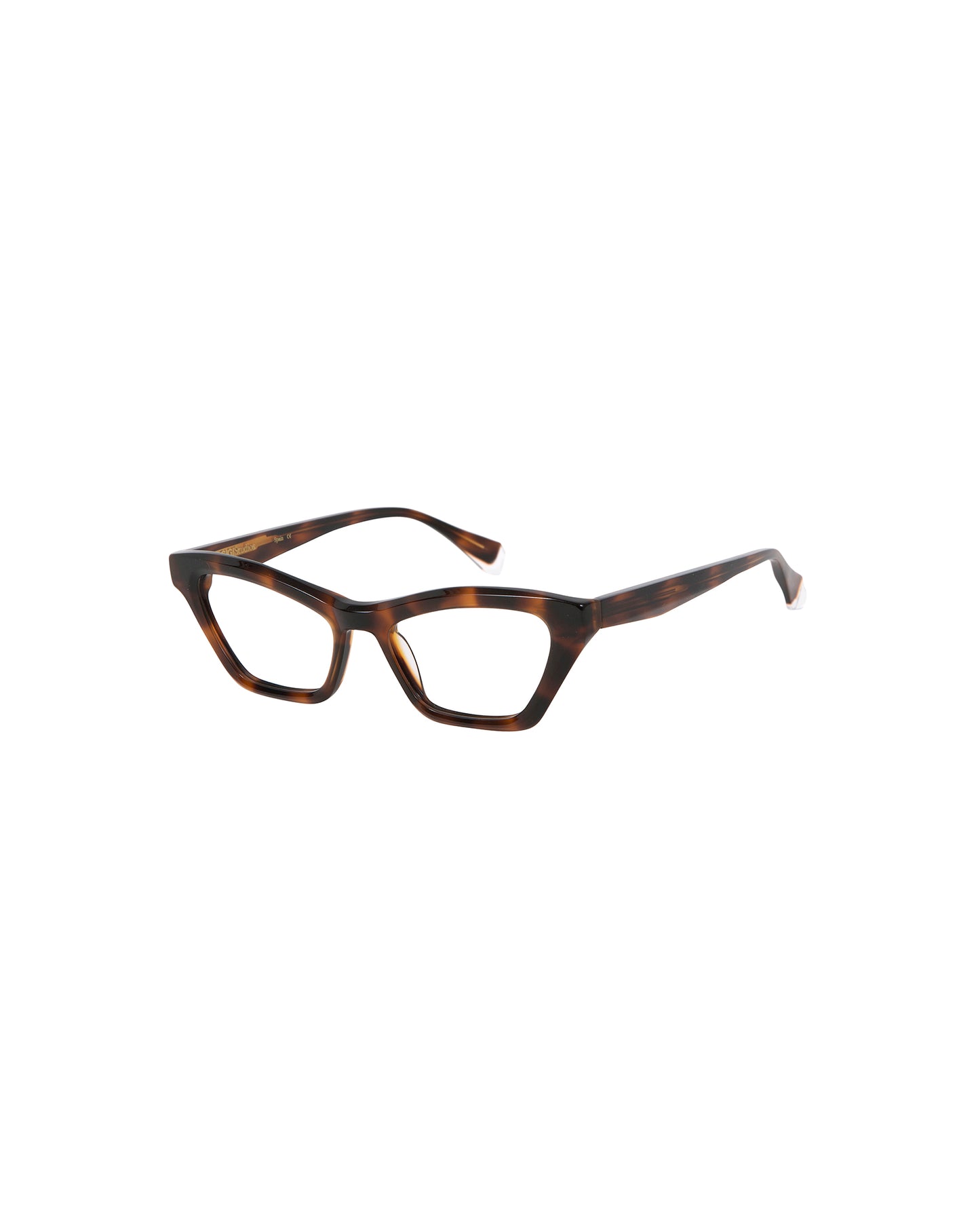 MALIA: Cat Eye Acetato Havana optical glasses by GIGI STUDIOS 3356