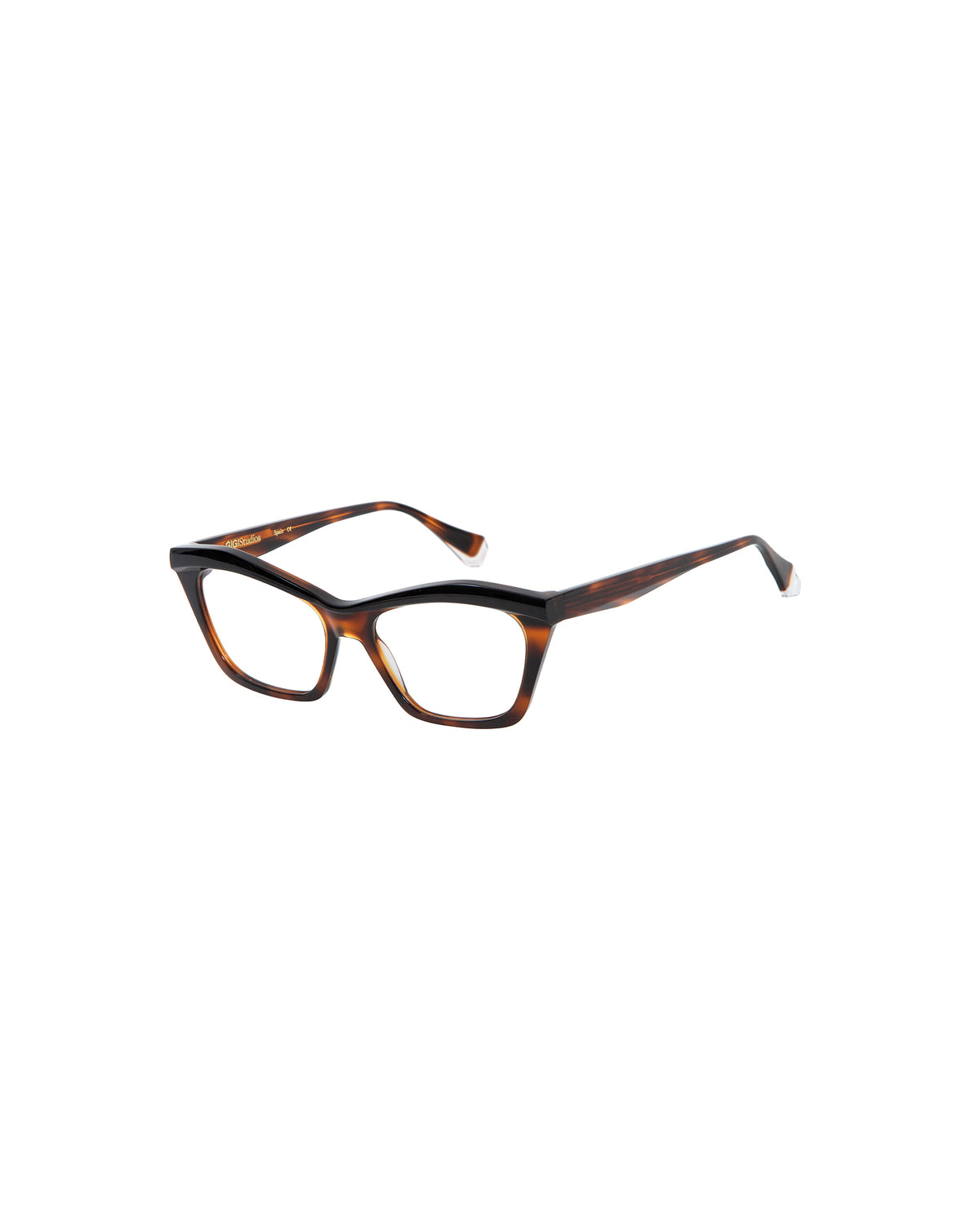 GIULIA: Cat Eye Acetato Havana optical glasses by GIGI STUDIOS 3380