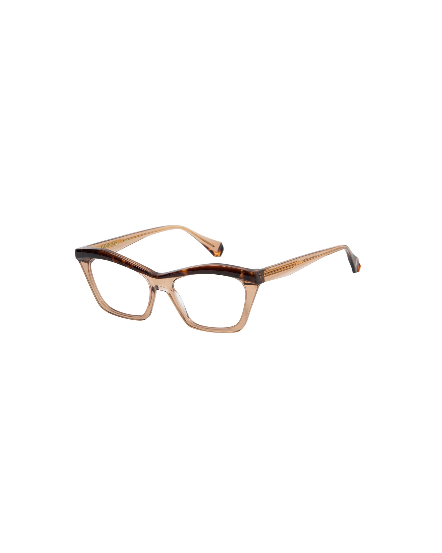 GIULIA: Cat Eye Acetato Marrón optical glasses by GIGI STUDIOS 3384
