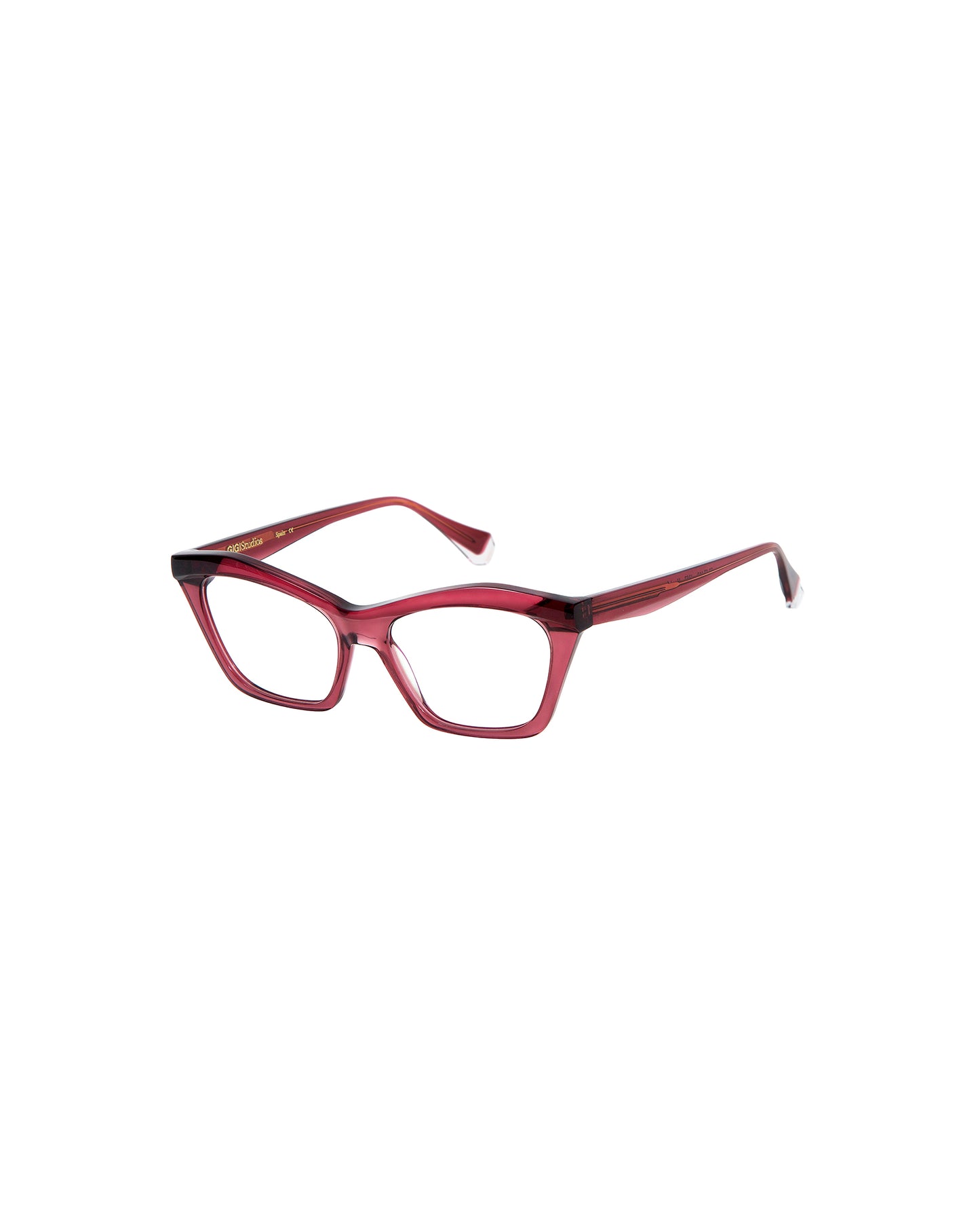 GIULIA: Cat Eye Acetato Rojo optical glasses by GIGI STUDIOS 3392