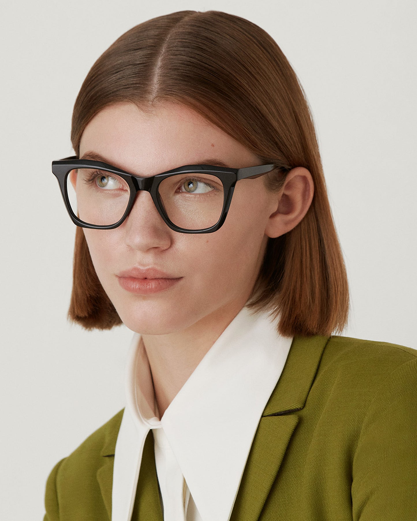 BERTHA: Cuadrada Acetato Noir optical glasses by GIGI STUDIOS 3422