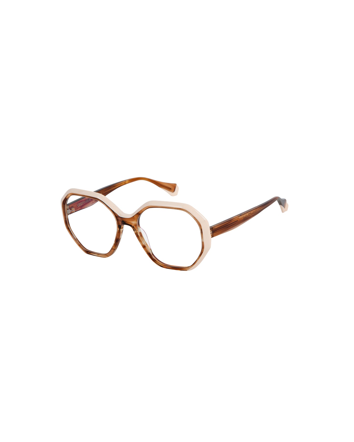 CHRISTINE: Geométricas Acetato Rosa optical glasses by GIGI STUDIOS 3457