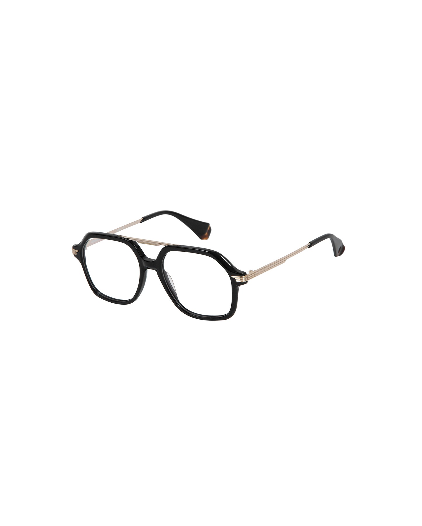 LORENZA: Aviador Acetato-Metal Noir optical glasses by GIGI STUDIOS 3511