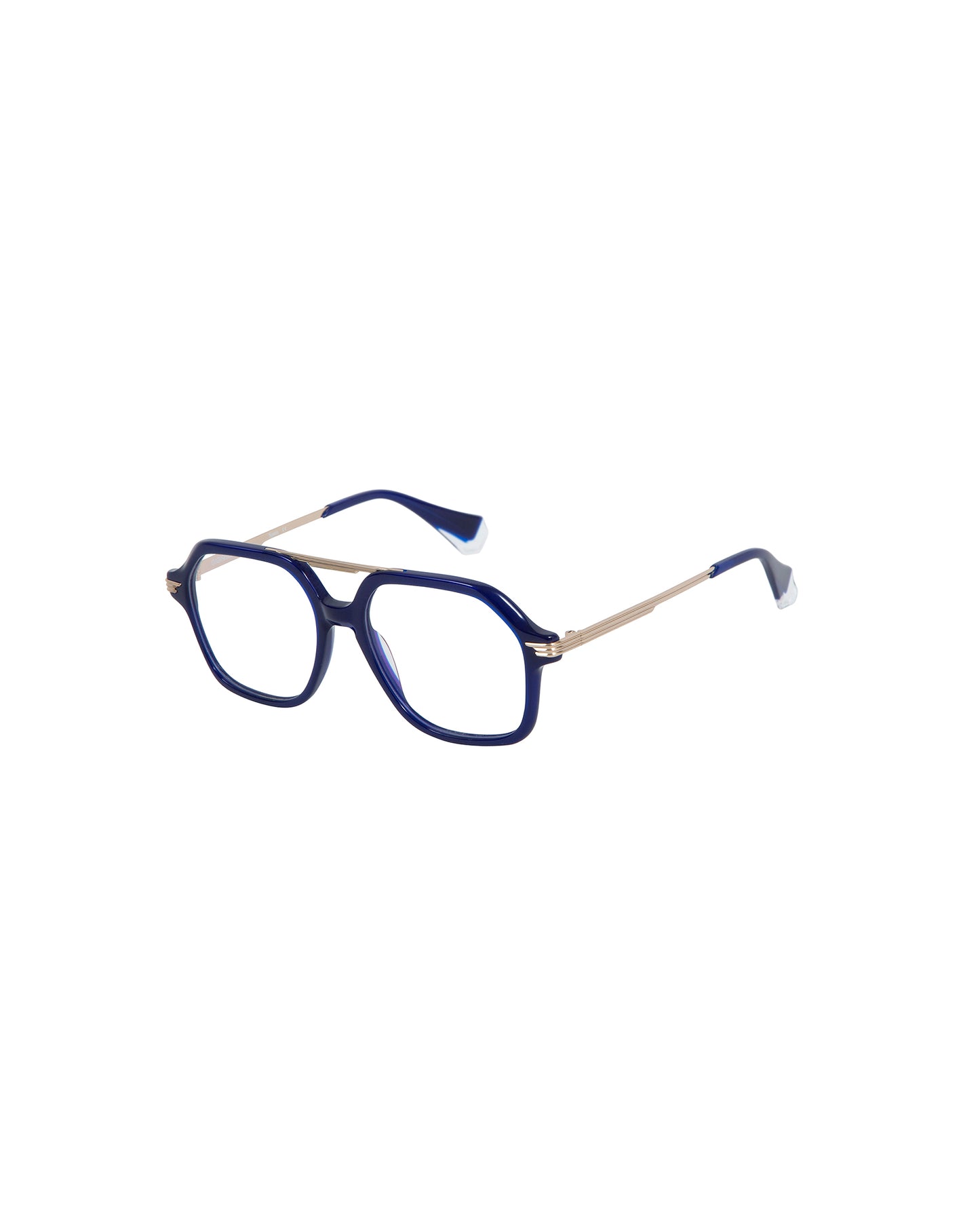 LORENZA: Aviador Acetato-Metal Azul optical glasses by GIGI STUDIOS 3519