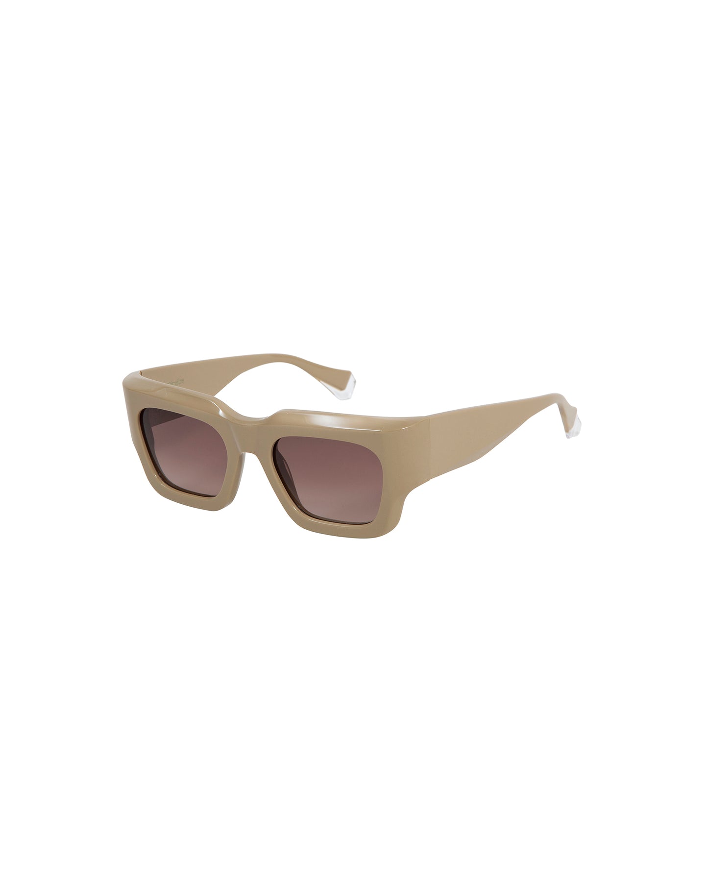 CELINE: Cuadrada Acetato Marrón sunglasses by GIGI STUDIOS 3542