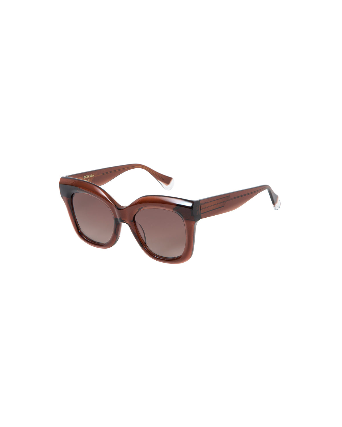 GILDA: Cuadrada Acetato Marrón sunglasses by GIGI STUDIOS 4486