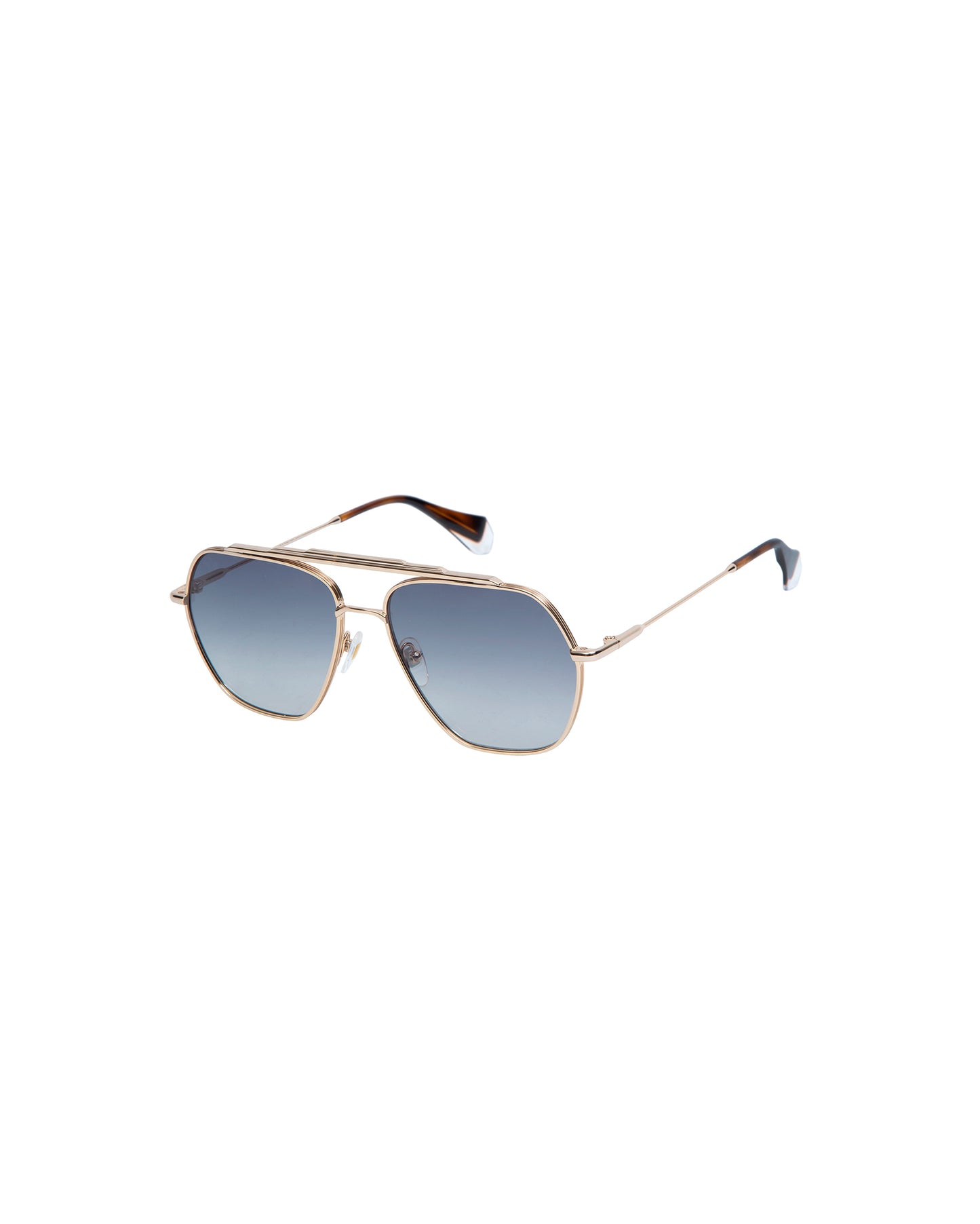 PATRIZIA: Aviador Metal Doré sunglasses by GIGI STUDIOS 4505
