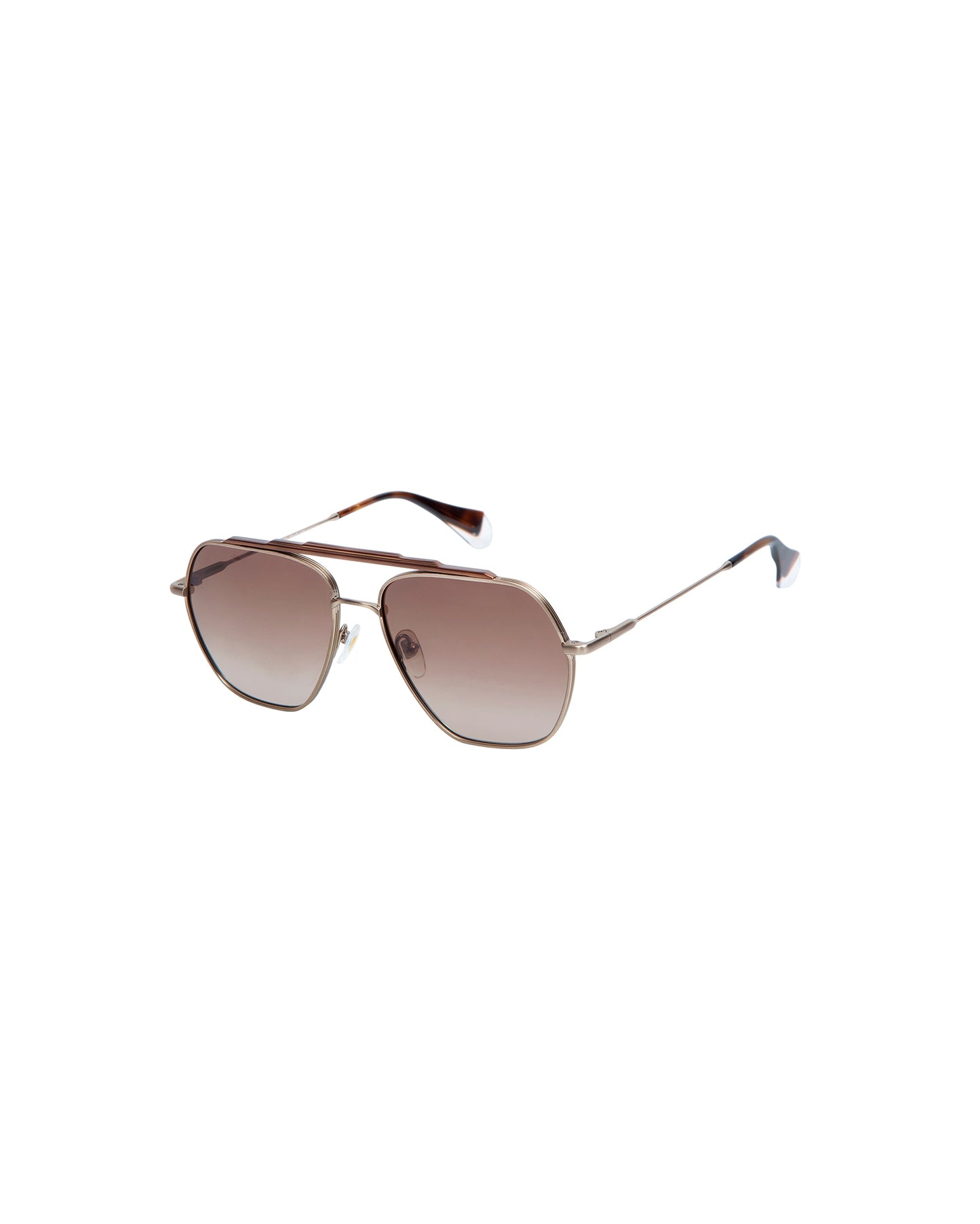 PATRIZIA: Aviador Metal Doré sunglasses by GIGI STUDIOS 4513