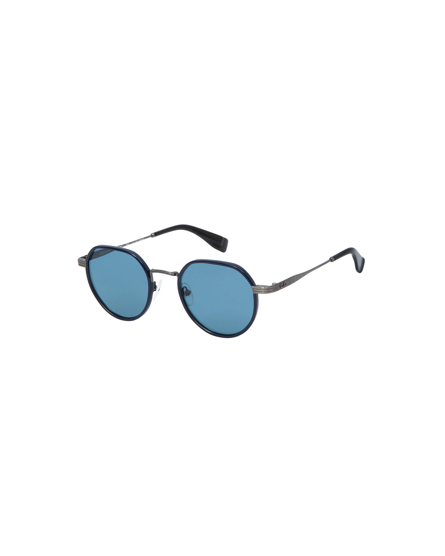 BEETHOVEN: Redondas Titanio-Acetato Azul sunglasses by GIGI STUDIOS 4668