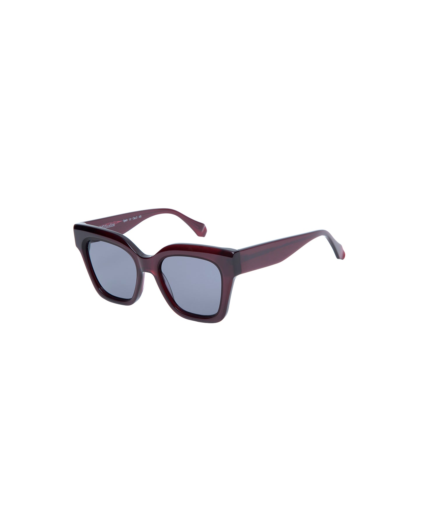 ALTEA: Cuadrada Acetato Rojo sunglasses by GIGI STUDIOS 4695