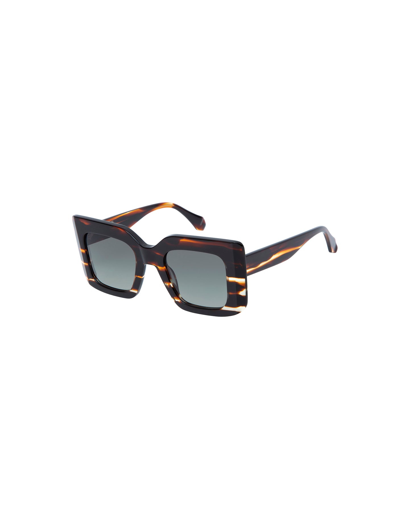 DOROTHEA: Cuadrada Acetato Havana sunglasses by GIGI STUDIOS 4707