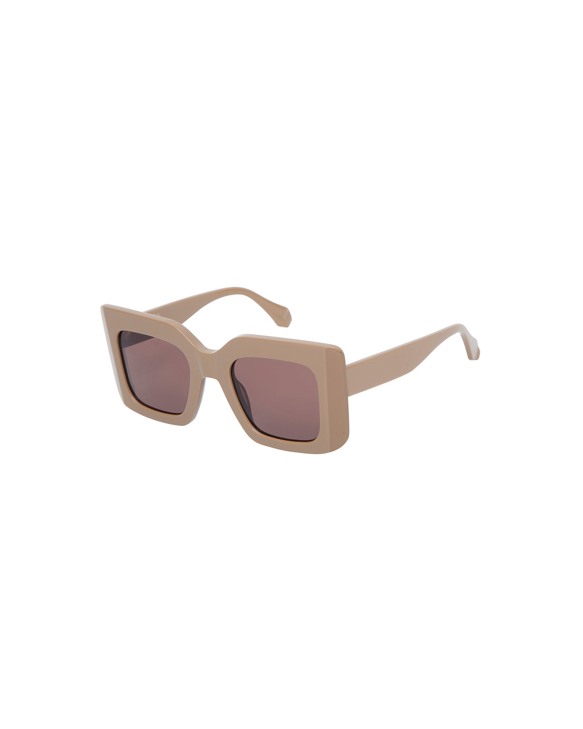DOROTHEA: Cuadrada Acetato Marrón sunglasses by GIGI STUDIOS 4710
