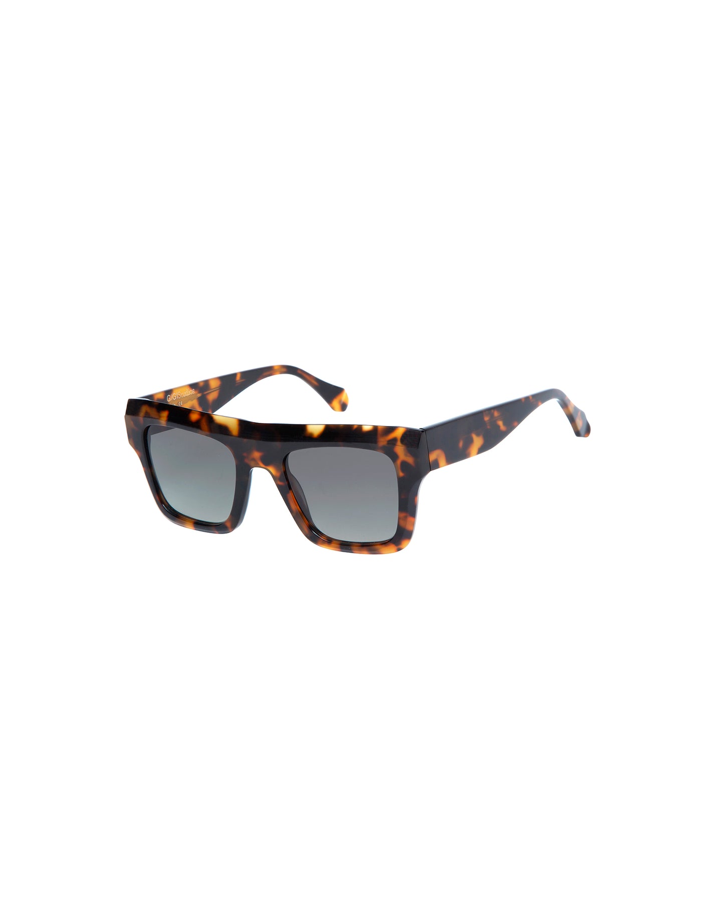 FRANCESCA: Cuadrada Acetato Havana sunglasses by GIGI STUDIOS 4737