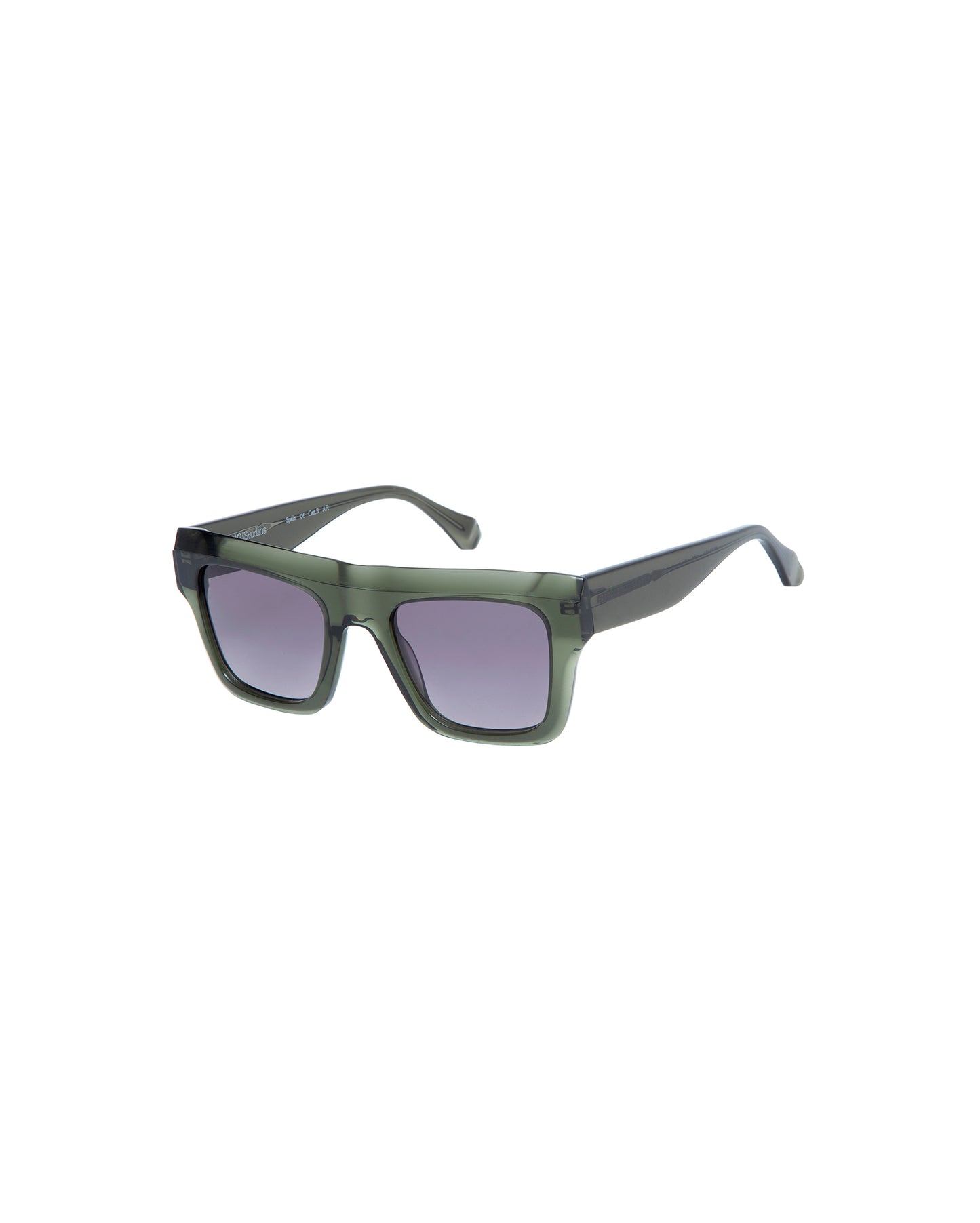 FRANCESCA: Cuadrada Acetato Verde sunglasses by GIGI STUDIOS 4741
