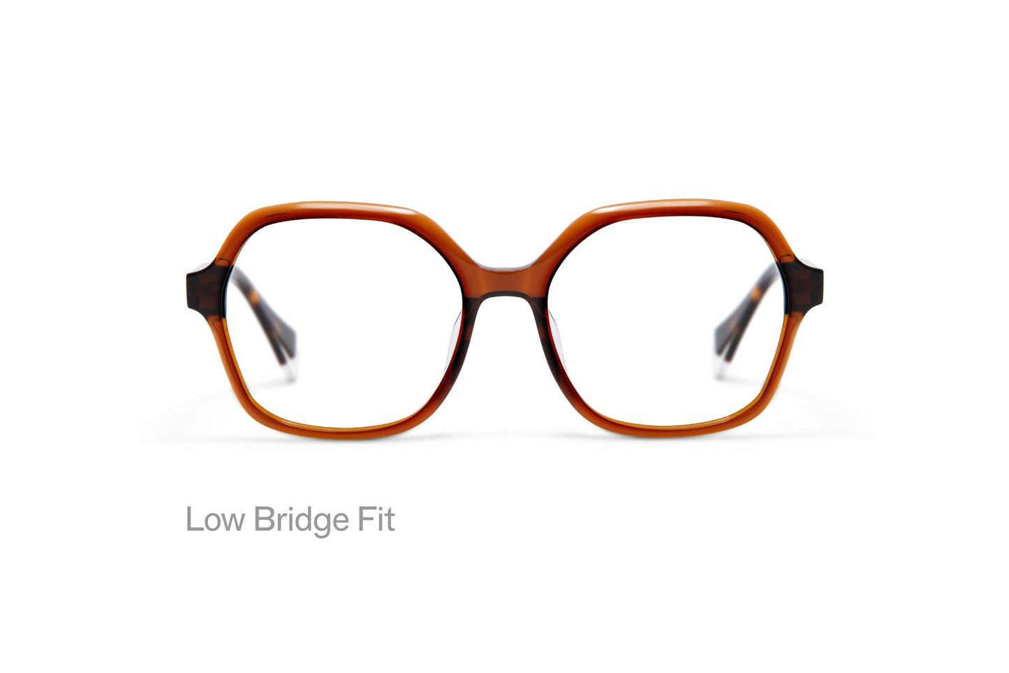 RAFAELLA: Geométricas Acetato Marrón optical glasses by GIGI STUDIOS 4790