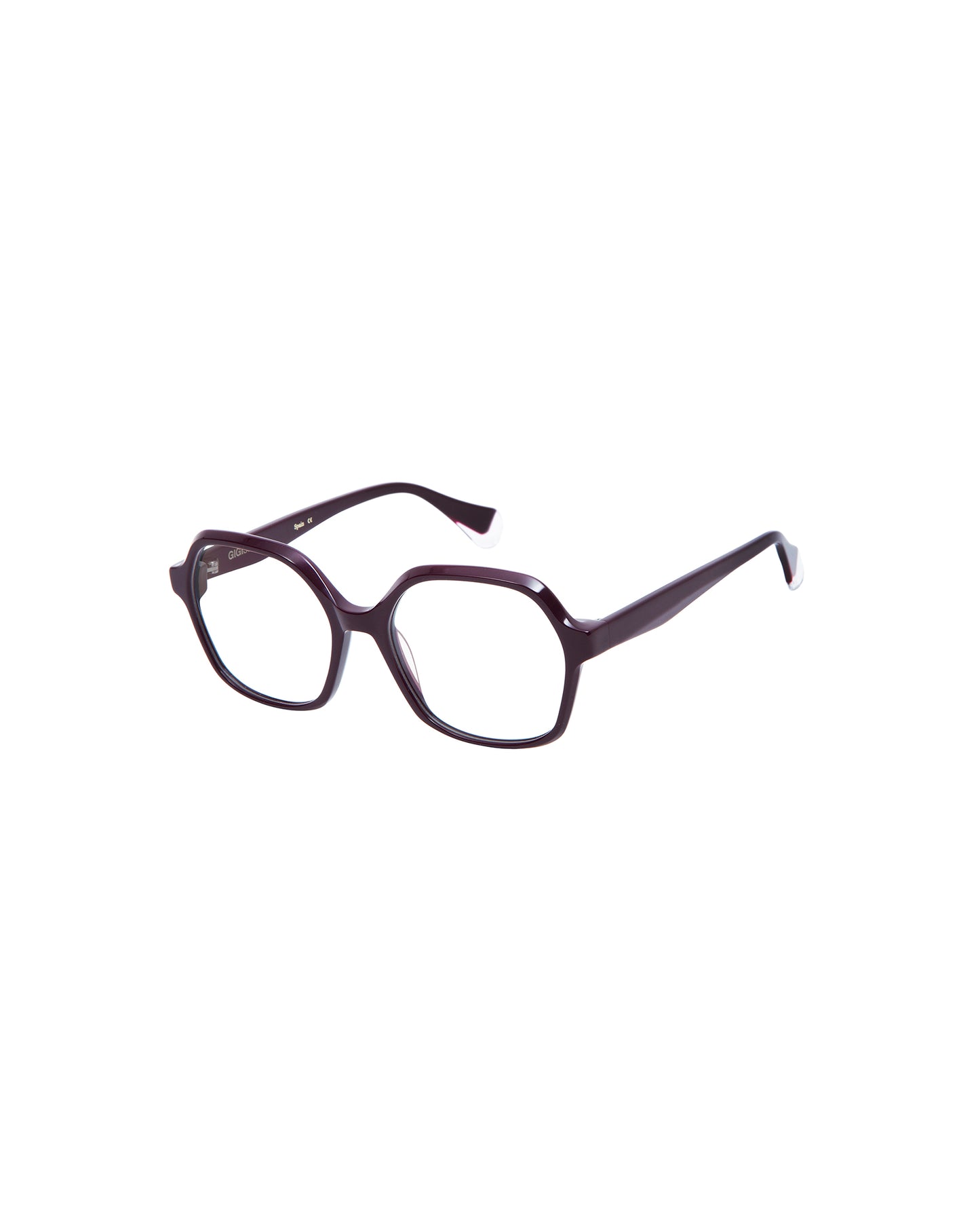 RAFAELLA: Geométricas Acetato Rojo optical glasses by GIGI STUDIOS 4810